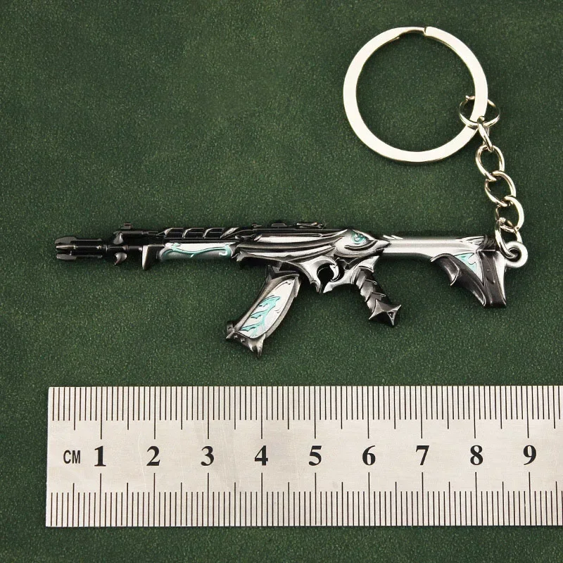 Valorant Weapon Melee Reaver Vandal Prime Karambit Butterfly Knife Peripheral Machine Gun New Style Elite Metal Keychain Toys 4