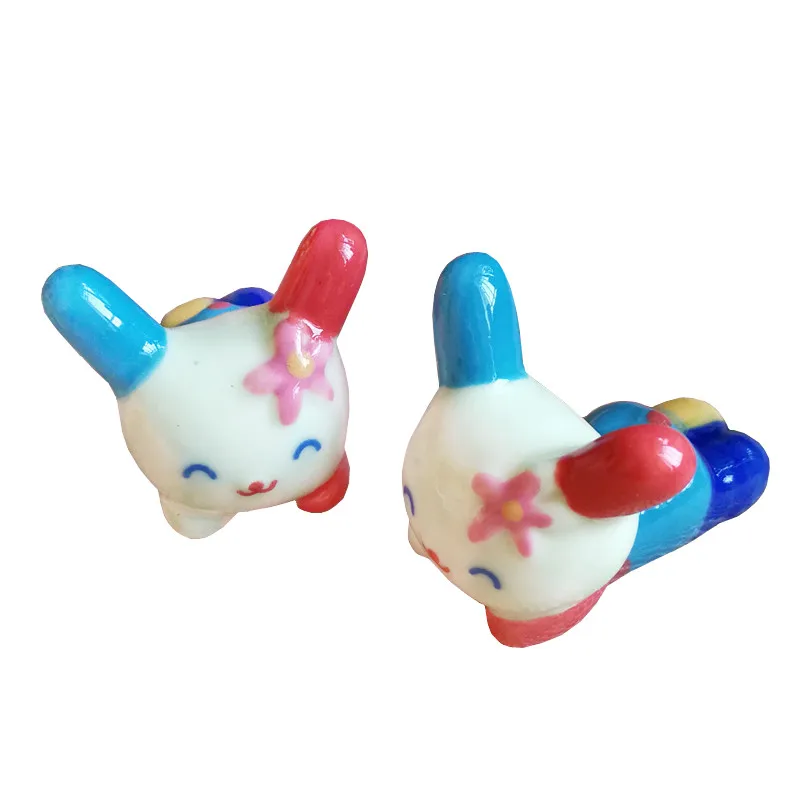 

Usahana Bunny Ceramic Dolls Set of 5 Cartoon Anime Cute Kawaii Chopsticks Rack Penholder Room Decoration Girls Toys Gifts
