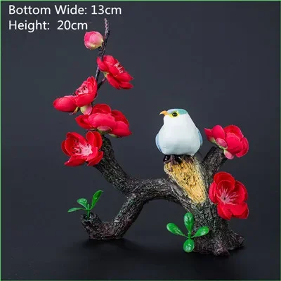 restaurant plate tray dish decorate Plum Peach blossom flower tree seafood sushi decoration ornamental artificial chef tools