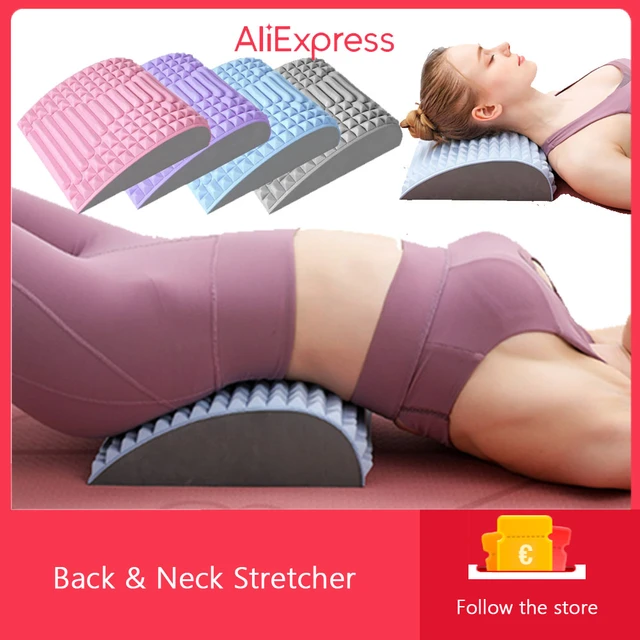 Lower Back Pain Relief Stretcher Back Stretcher Pillow Chronic Lumbar  Support Herniated Disc Posture Corrector Pillow for Yoga - AliExpress