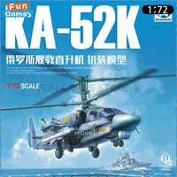 New Dream Model 1/72 Plane Model Russia KA-52K Carrier-Based Helicopter Model DM720032 Uncolored Custom Plastic Collect Toy Gift