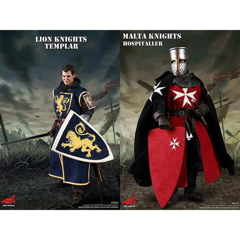 

Original 1/6 FP003 Knights Hospitaller Of Malta FP004 Knights Of The Templar Legion Full Set 12 In Stock Action Figures Model