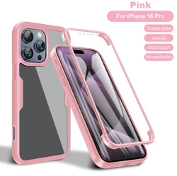 Ultimate 360° Full Body Screen Protector Case - Premium Shockproof Cover for iPhone 17 e (Pink)