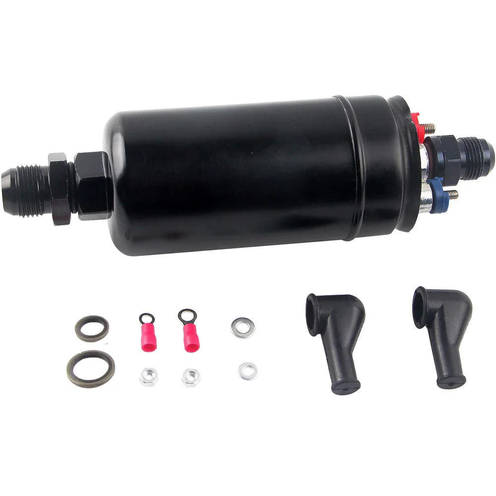 Pompe à Carburant Externe Avec Clapet Anti-retour, 380LPH, 1000HP, Qualité Supérieure, Compatible Avec L'étneuE85, Style 044, Entrée AN10, Sortie AN8