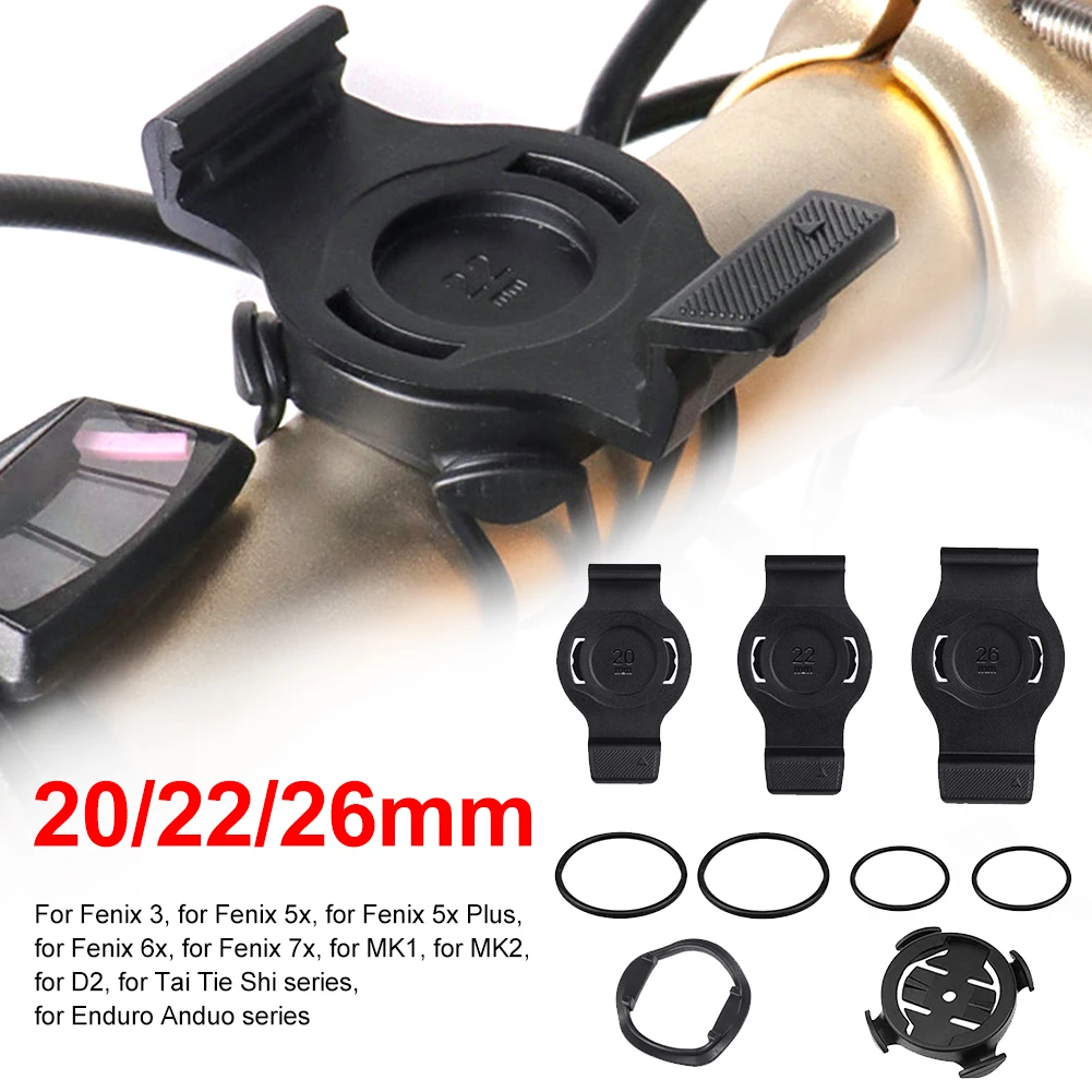 

Bike Computer Bracket For Garmin QuickFit Quarter-Turn Speedometer Stand Bicycle Stopwatch Holder 20/22/26mm Bicycle Accessories