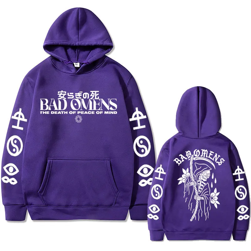 Bad Omens パーカー　フーディ　2XL Bad Omens バンドツアーアメリカンミュージックプリントパーカー