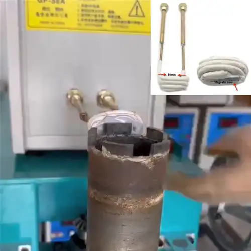 Opening U-Shaped Copper Induction Heating Coil Metalworking Welding Brazing Metalworking Heating Head for Industrial Use - Image 4