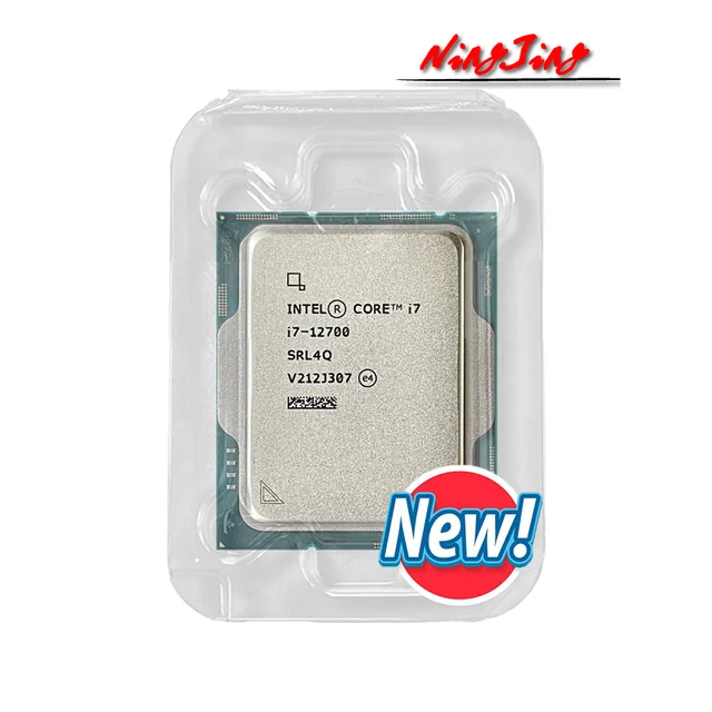 Processador Intel-i7 12700, i7-12700, 2.1 GHz, 12 Core, 20 Thread CPU,  10NM, L3 = 25M, 66W, LGA 1700, novo, mas sem ventilador - AliExpress