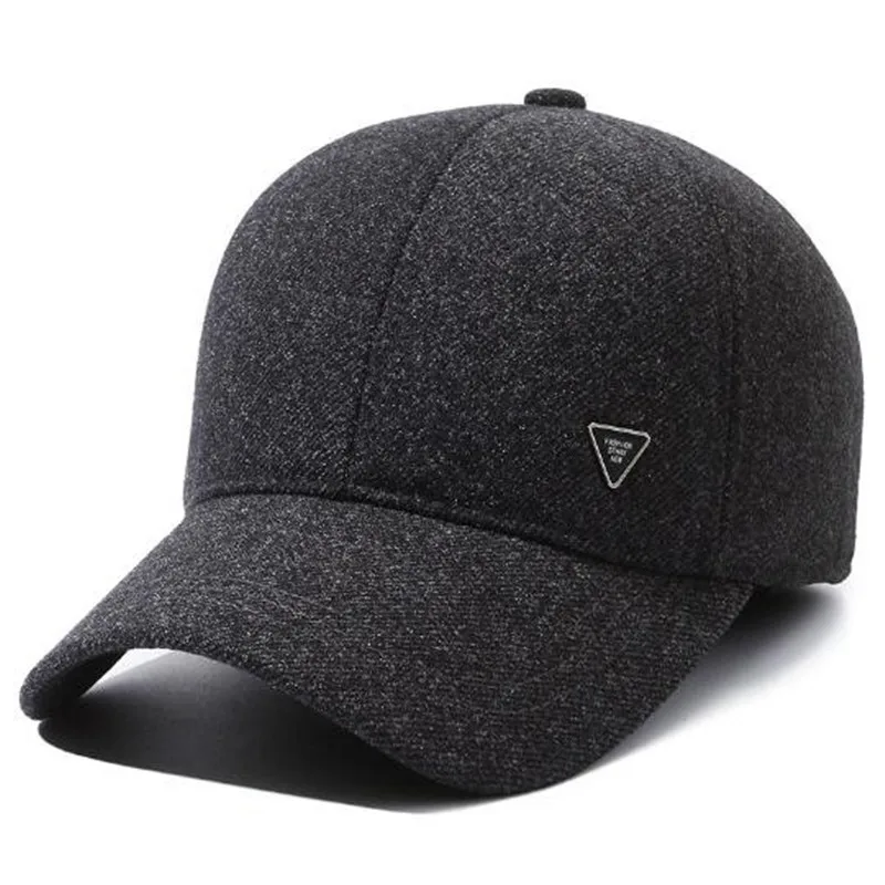 

2023 Winter New Warm Baseball Caps For Men Thickened Plush Coldproof Earmuff Hats Cold Resistant Riding Hat Sports Cap Men's Cap