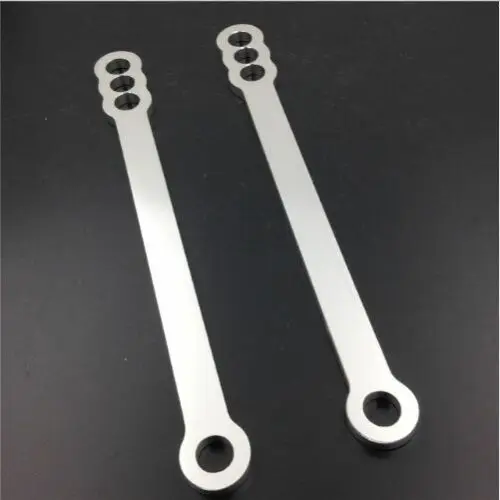 2x Motorcycle Chrome Lowering Link Kit For 2001 2005 GSX R 600 750 2001