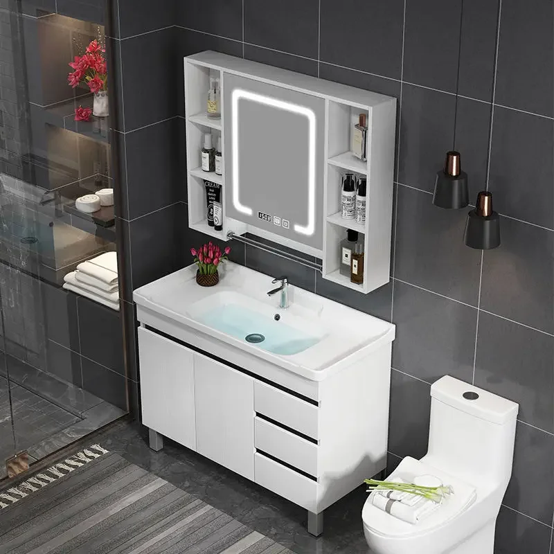 Hot sell waterproof modern bathroom furniture luxury vanity sink sets wall mounted clearance cabinets and vanities