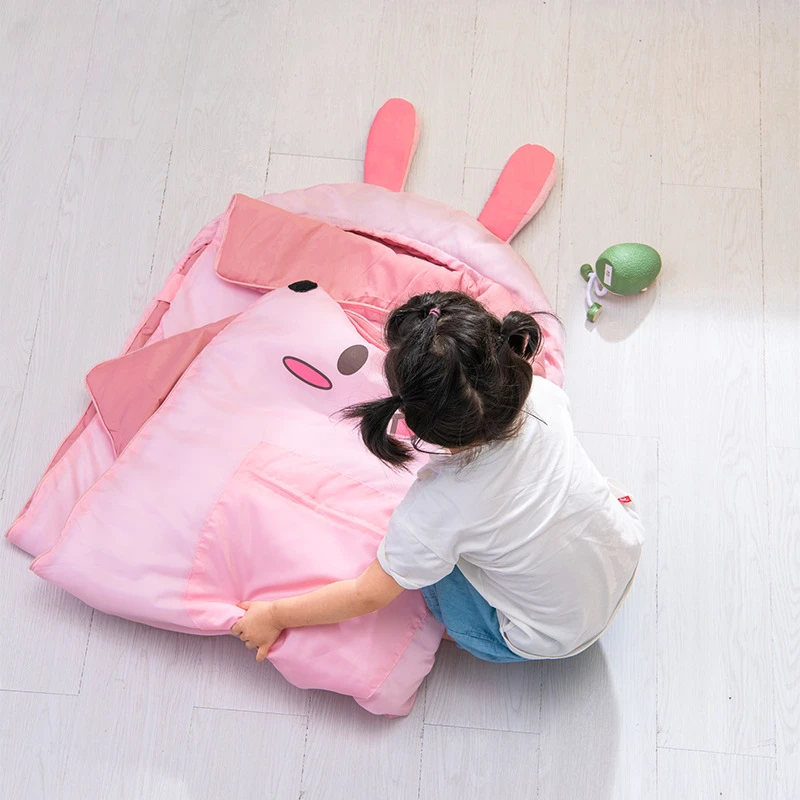 Outdoor Camping Children's Sleeping Bags Lunch Break Dirt Insulation Warmth Protection Kick Prevention Under The Age of 14 3