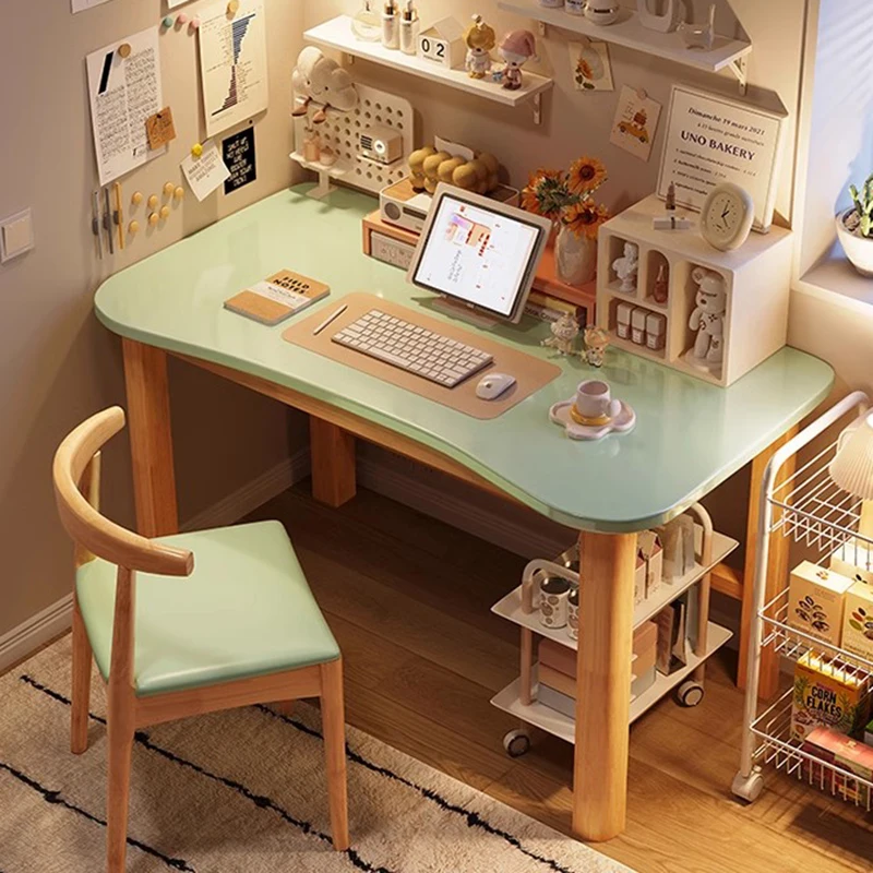 

Student Computer Simple Office Desk Makeup Coffee Seating Sedentary Office Desk Bedroom Reading Escritorio Minimalista Furniture