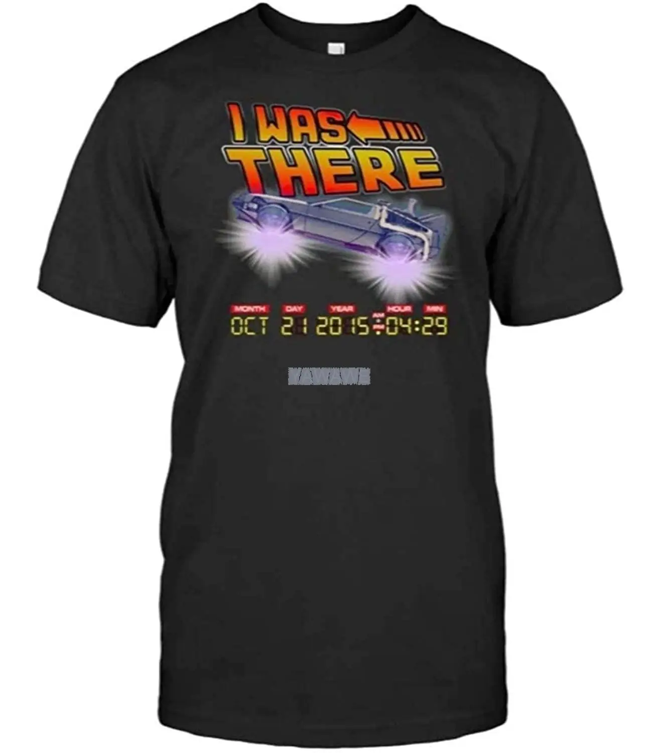 Novastar T-Shirt Funny Car Arty I Was Was 2015 T-Shirt Gift For Back To The Science Fiction Film Future Lover Black