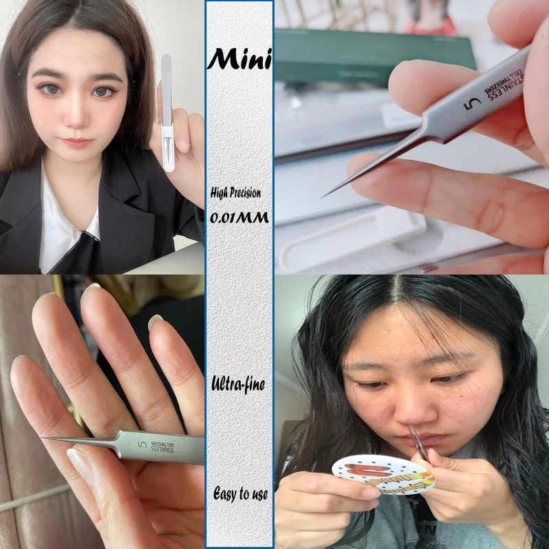 Acne Blackhead Removal Needles Stainless Steel Black Spot Blemish Pimple Removal Needle Deep Cleansing Tool Face Skin Care Kit 4