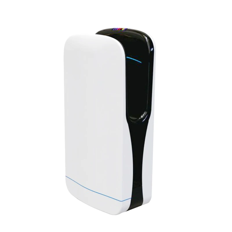 

Washroom Automatic Jet Dryer ABS Body White Hand Dryer with HEPA filter