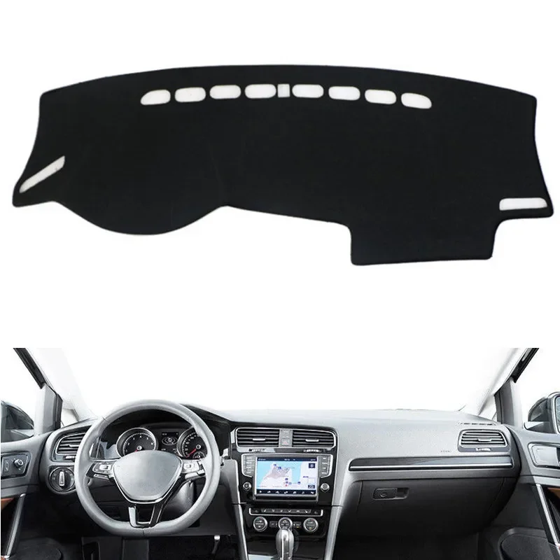 

Car Dashboard Cover Mat Pad Dash Sun Shade Instrument Carpet For Volkswagen VW Golf 7 MK7 2013-2016 2017 2018 2019 Accessories