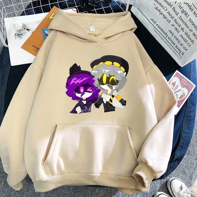 

MURDER DRONES Uzi Good Friends Hoodies Women Hip Hop Vintage Sweatshirts Oversized Unisex Long Sleeve Harajuku Fleece Streetwear