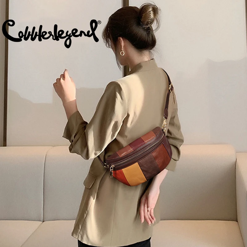 

Cobbler Legend Women's Leather Crossbody Bags Retro Crossbody Bag Women's Breast Bag High-quality Cowhide Saddle Bag