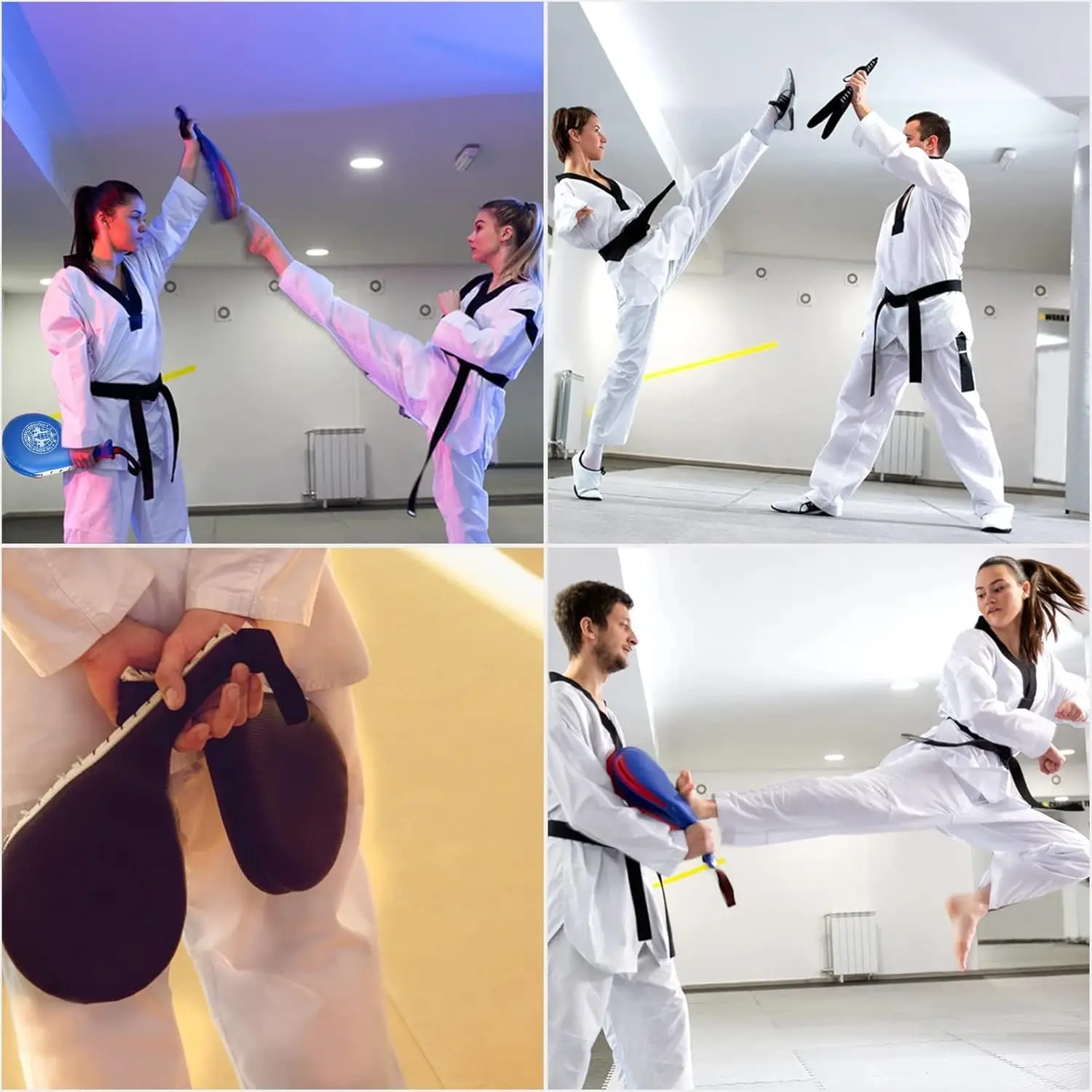 Durable Taekwondo Kick Pads for Martial Arts Training