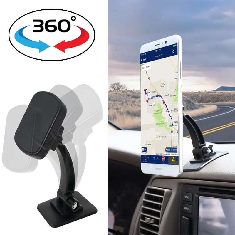 

Car Magnet Mount Car Phone Holder Dashboard Mounts GPS Stand 360 Degree Rotation Holders for Iphone 14 13 Samsung Xiaomi