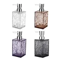 320ml Liquid Soap Pump Dispenser Classy Sustainable Practical Acrylic Transparent Soap Dispenser for Apartment Hotel Dresser 1