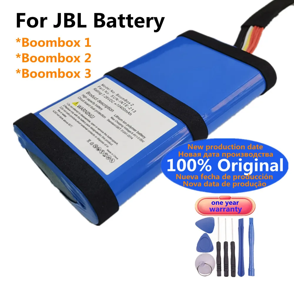 Nuova Batteria Bluetooth Originale Per Jbl Boombox 1 / Boombox 3 / Boombox 2 Player Altoparlante Batteria Ricaricabile Bateria Batterie