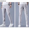 Western style men's business formal wear spring and summer men's casual Korean version nine point suit pants slim fit pants 6