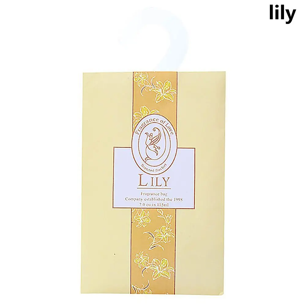 1PC Rose Dehumidification Natural Wardrobe Supplies Car Air Freshener Air Fresh Scent Bag Incense Sachet