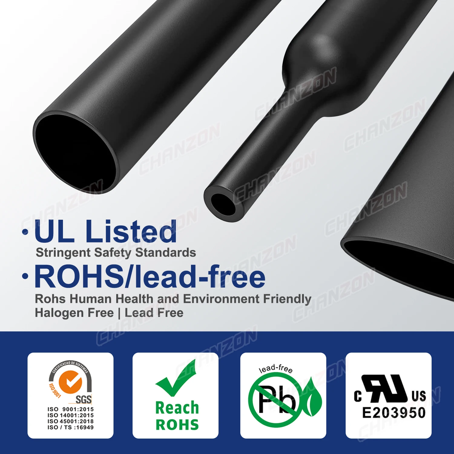 5 Size 4:1 Heat Shrink Tube Kit Glue Dual Wall Adhensive Lined Waterproof Wire Protector Shrinking Wrap Hose Assorted 27Pcs