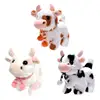 Electronic Pet Plush Cow Battery Operated Cattle Toy with Sounds Animal Learning Educational Interactive Toy for Kids Boys Girls 1
