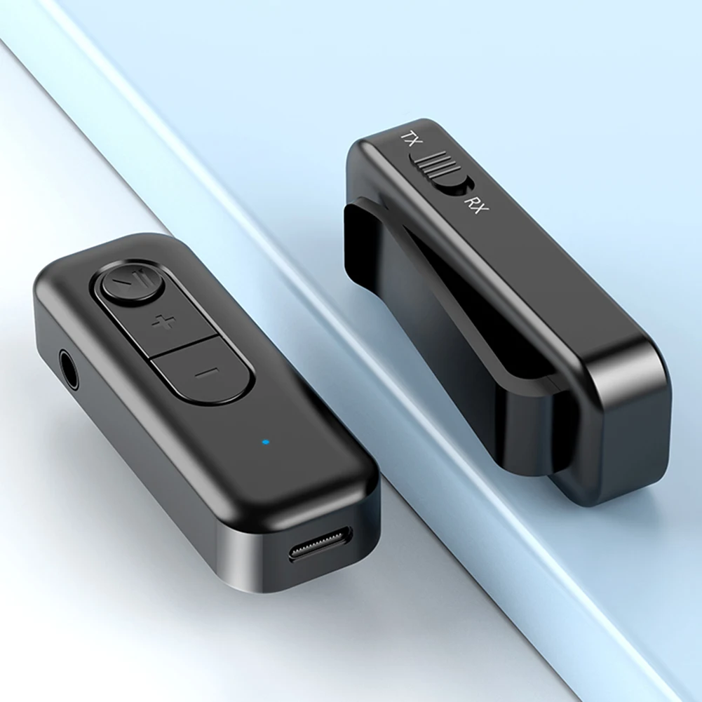 2 in 1 BT 5.3 송신기 리시버, TV, 헤드폰, 스피커, 자동차 스테레오, 홈 스테레오용, 3.5mm AUX BT AUX 어댑터