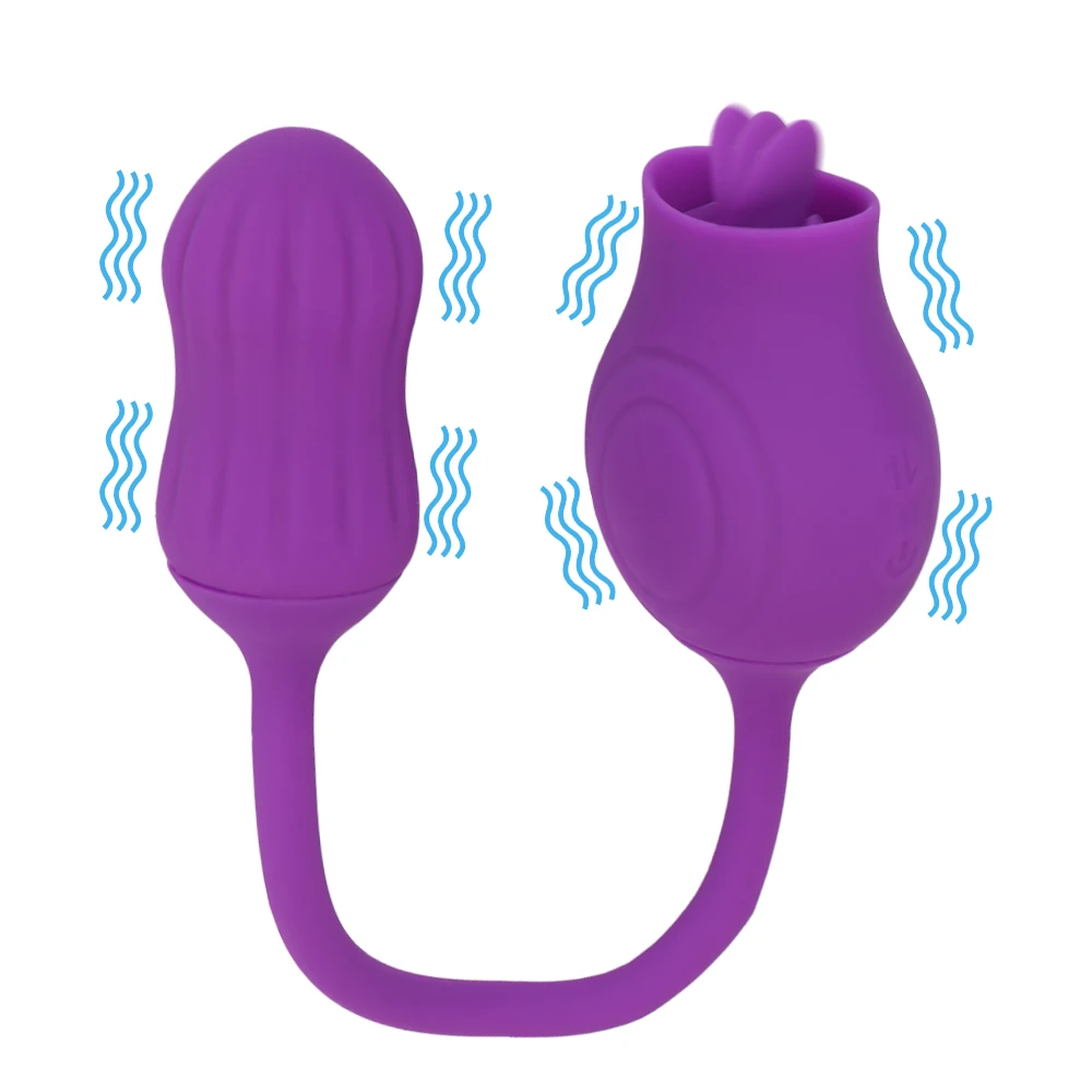 Toy Tongue Rose Licking Vibrator Sex Shop Sex Toys for Women Oral Nipple Clit Clitoris Stimulator Egg Vibr         s      oris_voghion.com