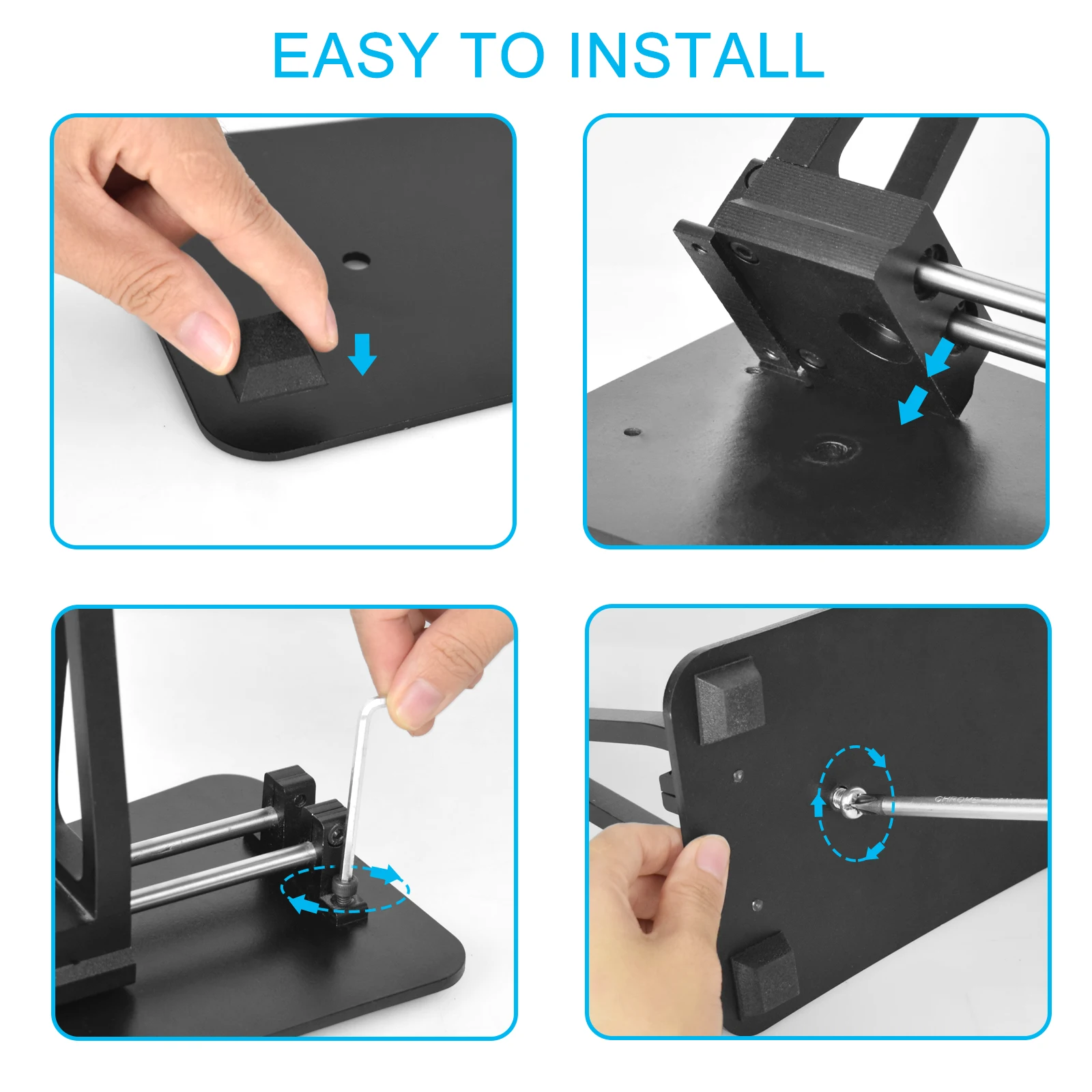 NEWACALOX Movable PCB Clamp 360&deg; Rotated Circuit Board Holder Magnetic Base Third Helping Hand Fixture Soldering Welding Tool