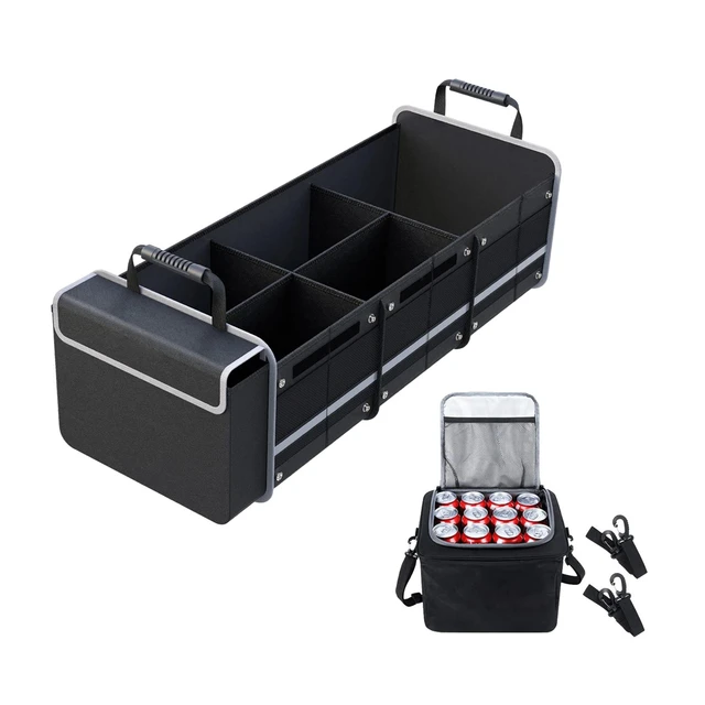 Heavy Duty Oxford Car Trunk Organizer Box Folding Storage Bag Waterproof Auto  Boot Organiser Collapsible Organizer-Trunk-Car - AliExpress