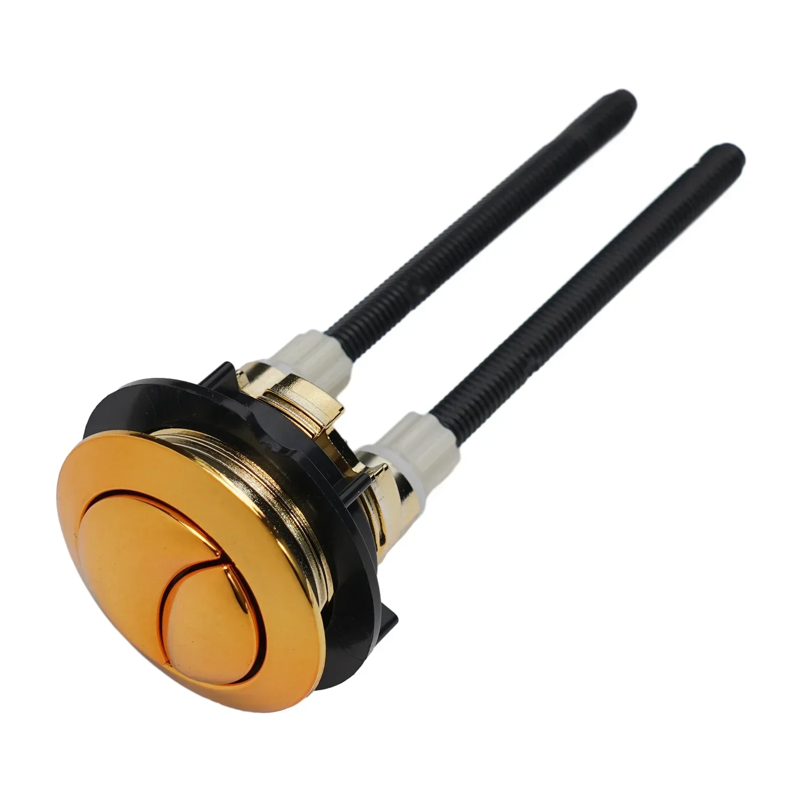 Dual Flush Push Button 38mm Gold Toilet Button Enhanced Water Efficiency Compatible with Most Toilet Models