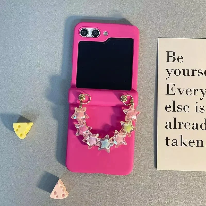 Charming 3D Floral Bunny & Stars Bracelet Phone Case