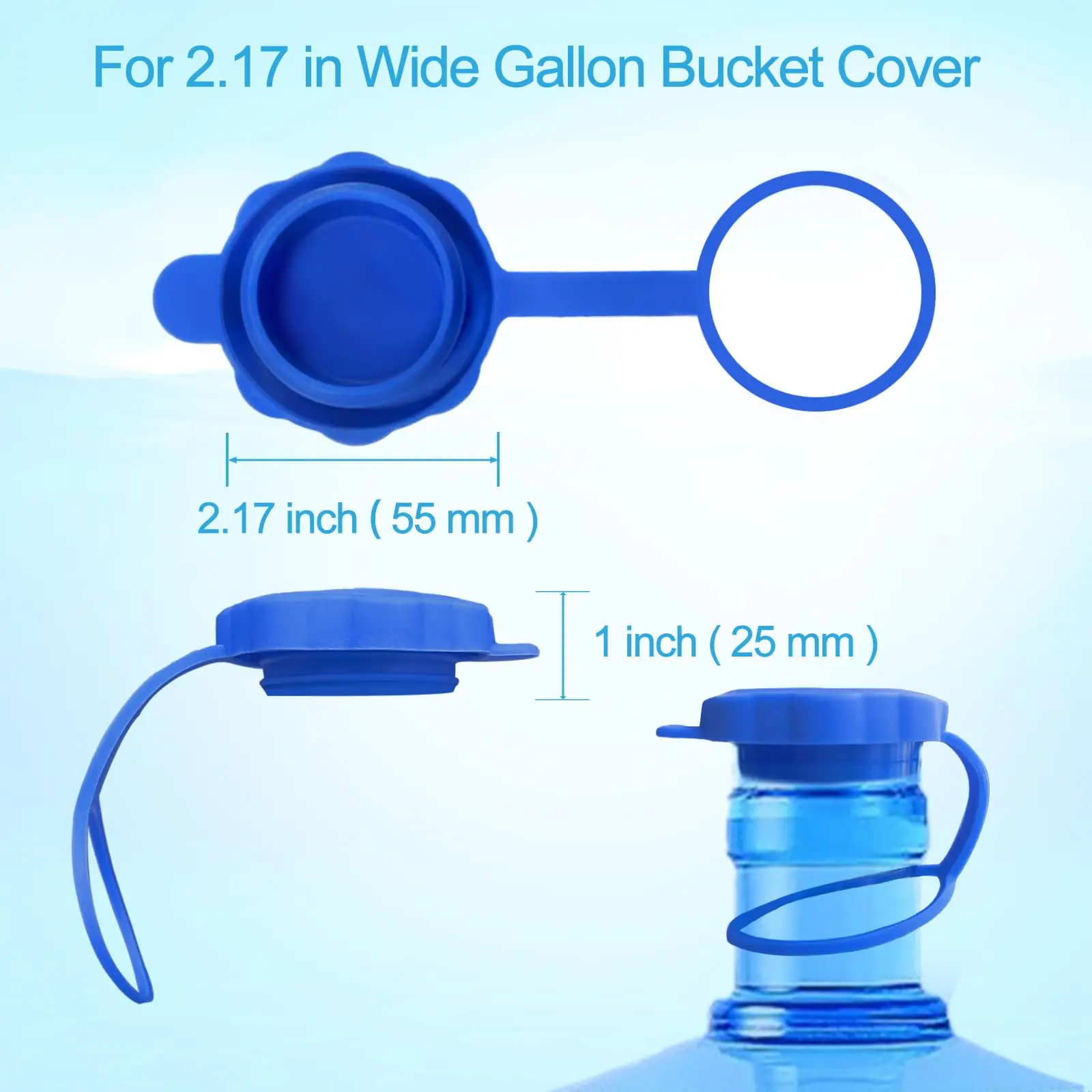 GuangTouL - 20 Tappi Antigoccia Per Bottiglie Acqua 3 E 5 Galloni - Ricambio Ermetico