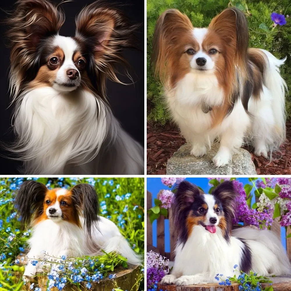 5D fai da te pittura diamante paillons farfalla cane piccoli cuccioli  diamante ricamo mosaico pieno punto croce strass decorazione della parete -  AliExpress, image size:1000x1000