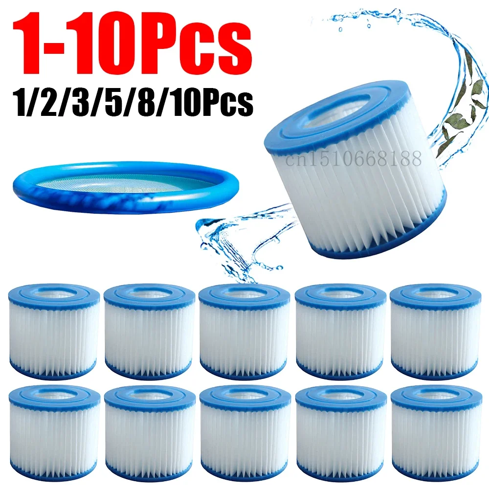 1-10Pcs Type VI Pool Filter Replacement for Flowclear Size VI Cartridge Lay-Z-Spa for Intex hot tub spa filter