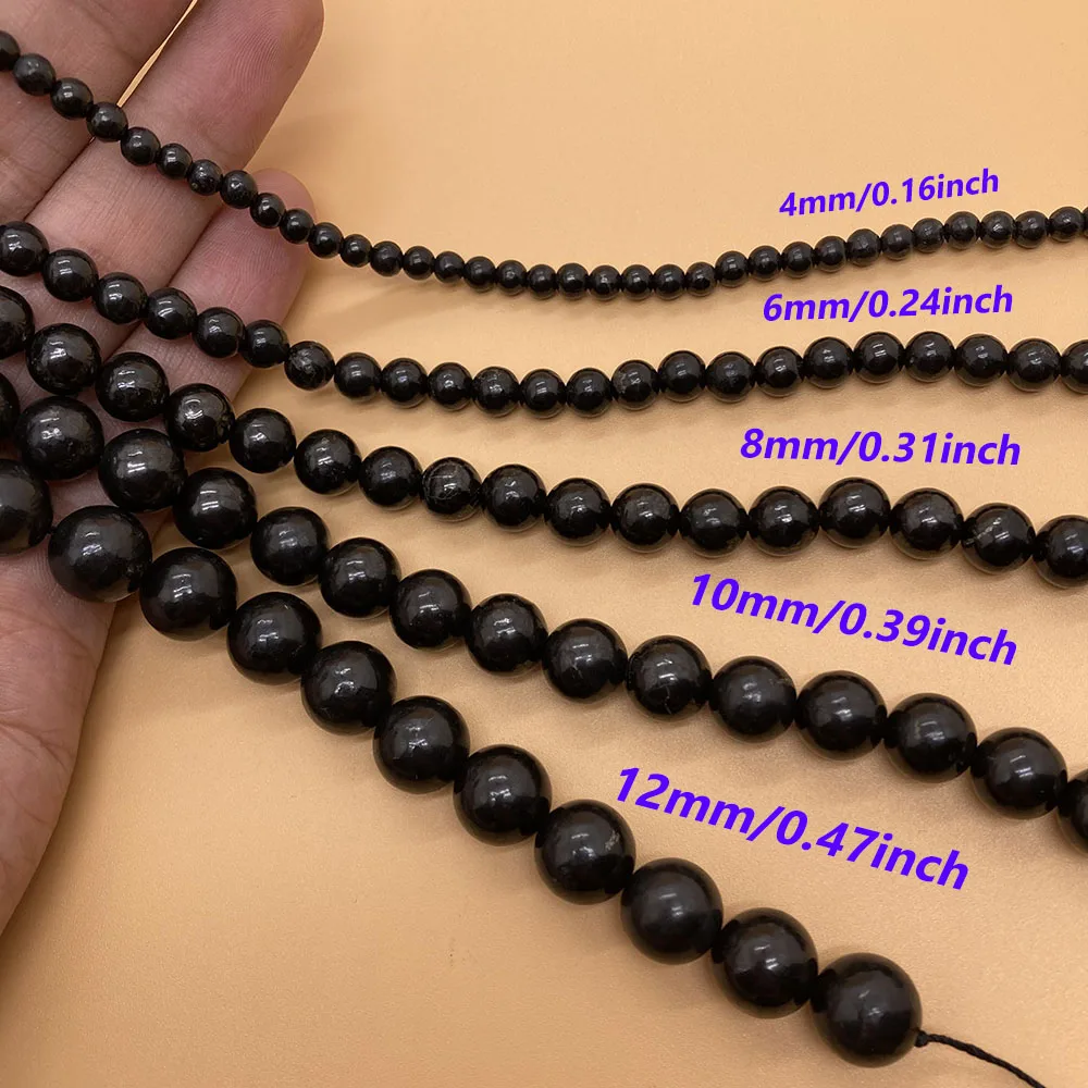 Black Shungite Energy Gemstone for Cleansing and Chakra Balance - Ideal DIY Gift