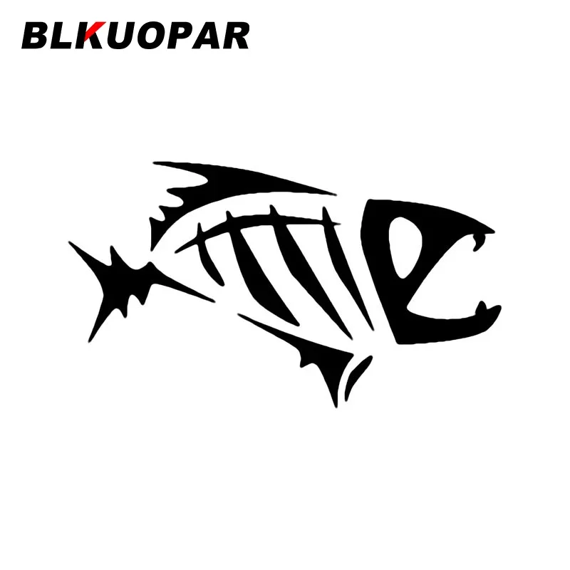 

Автомобильные наклейки BLKUOPAR на морскую окунь, рыбу, протектор двери автомобиля, водонепроницаемая наклейка с прикусом и защитой от царапин, индивидуальный солнцезащитный виниловый Декор