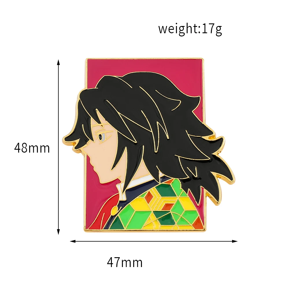 thumbnail image 1 of Broche de Anime Demon Slayer Kamado Nezuko Agatsuma Zenitsu, insignia de esmalte para ropa de niños, sombrero, Pin de solapa, accesorios, regalos, 1 of 5