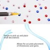 2Pcs Sticky Wax Rhinestone Picker for Nail Art, Dotting Wax Pen, Apply Gems and Crystal Pick Up Tool 4