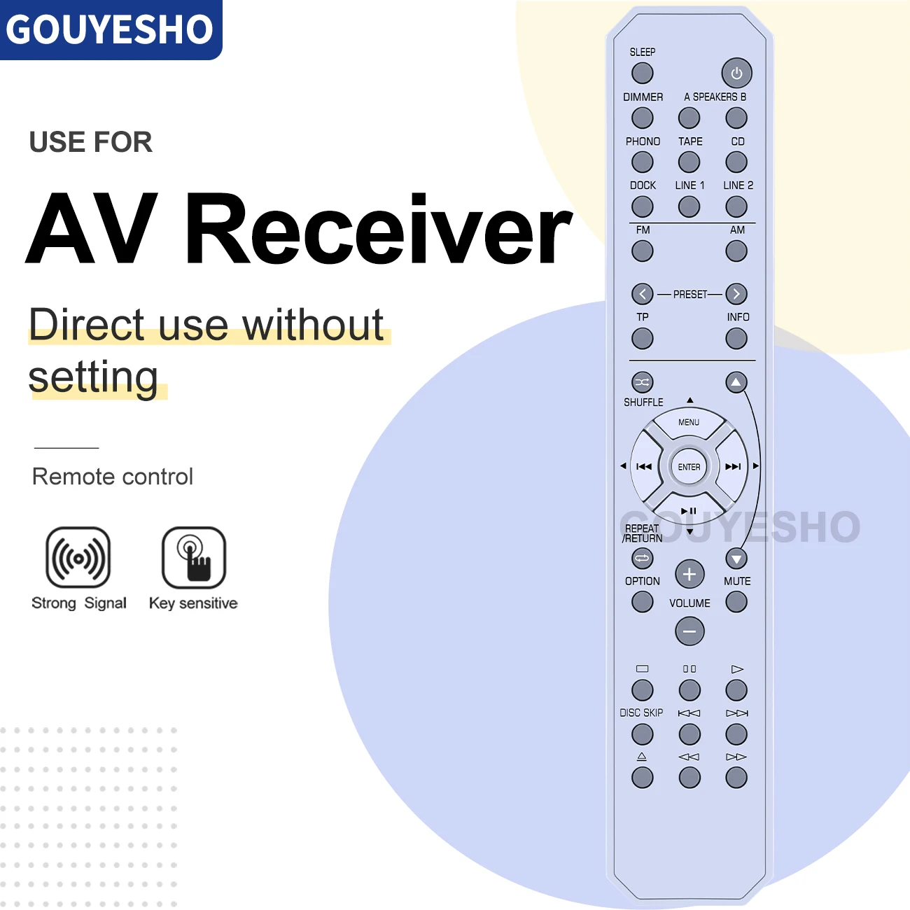 Nuovo Telecomando Rax23 Wv50020 Per Ricevitore Audio Yamaha R-S300 R-S300Bl