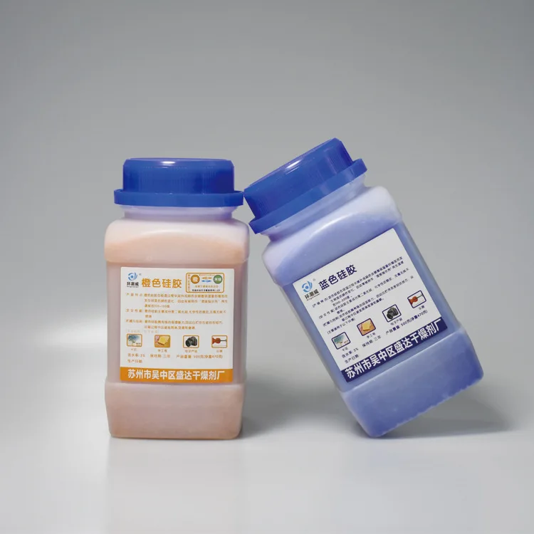 Silica Gel Desiccant Moisture Absorber 500g Blue/clear/orange Waterproof Reusable Bottles Electronic Product Dehumidifie