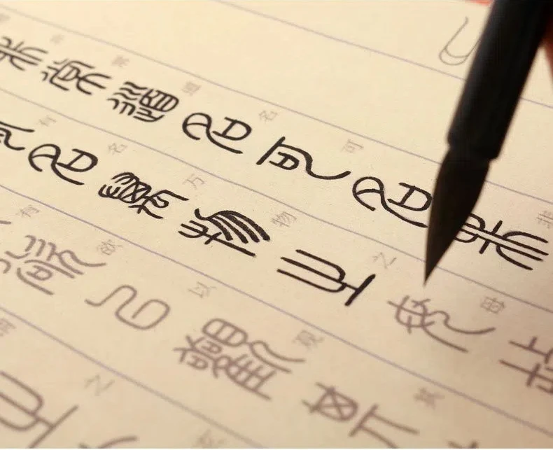 Regelmäßige offizielle Siegel Skript Pinsel Stift Heft reif Xuan Papier chinesischen Charakter Kalligraphie Kopieren Praxis Notizbuch Anfänger – Detail 5
