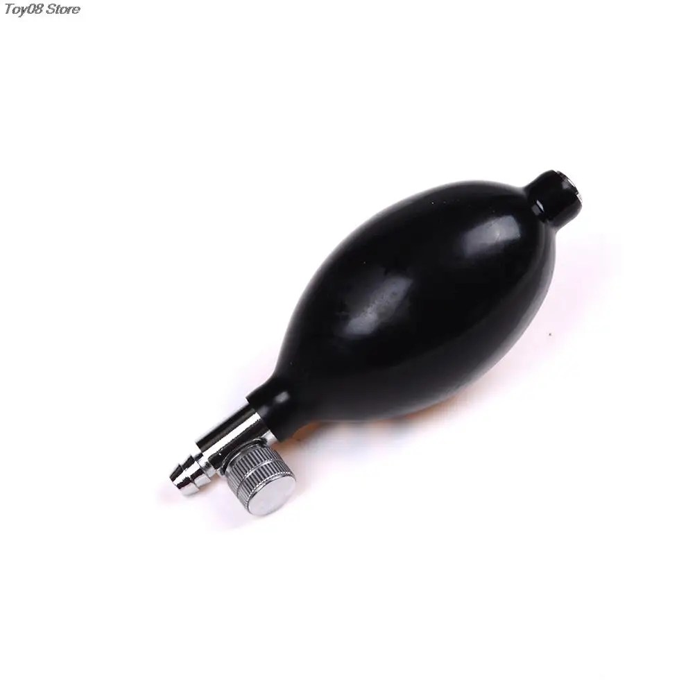 Replacement Manual Air Pump Inflation Sphygmomanometer Oximetro Mercury Blood Pressure Latex Ball Bulb + Air Release Valve 3