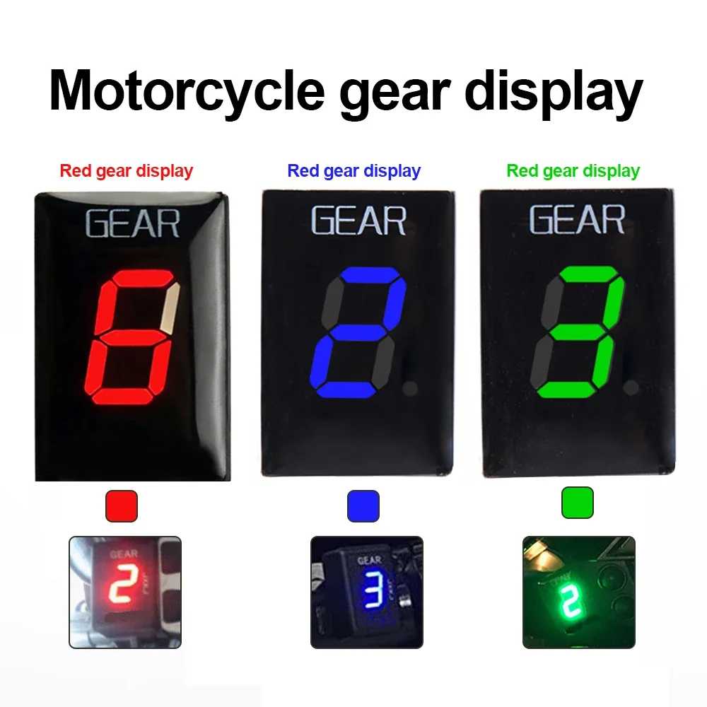 

Motorcycle 1-6 Level LED Speed Gear Display Indicator ECU Plug for Suzuki Boulevard M109R C50 DL650 RM-Z450 GSX1400 VZR1800