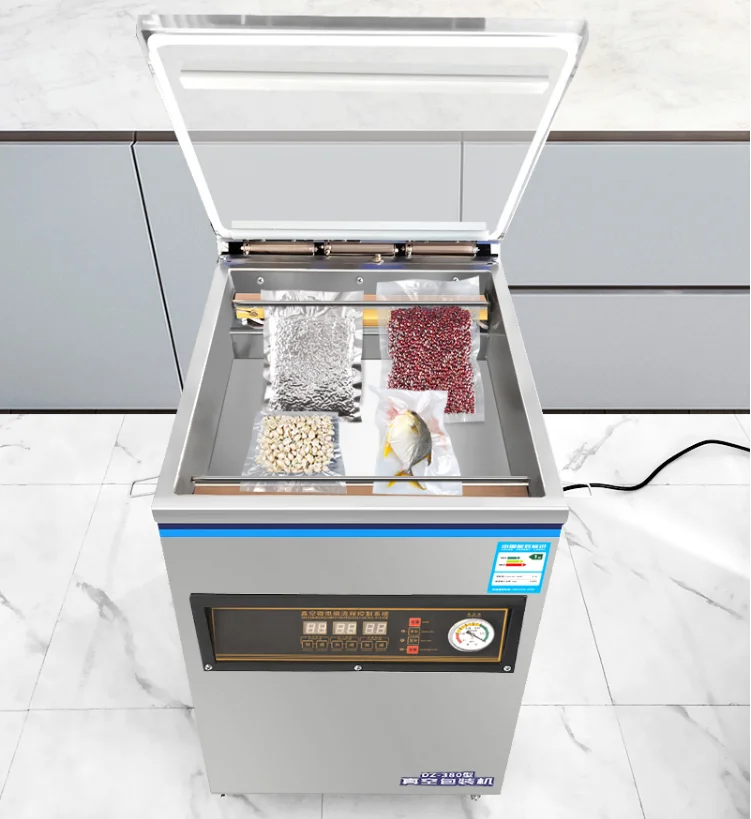 Vacuum packing machine for dry food grain cereal rice dried bean curd mushroom vacuum sealer machine 4